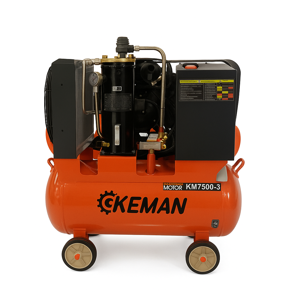 Vidalı Hava Kompressoru Keman 3 faz 120L - 7500 (Vintli)